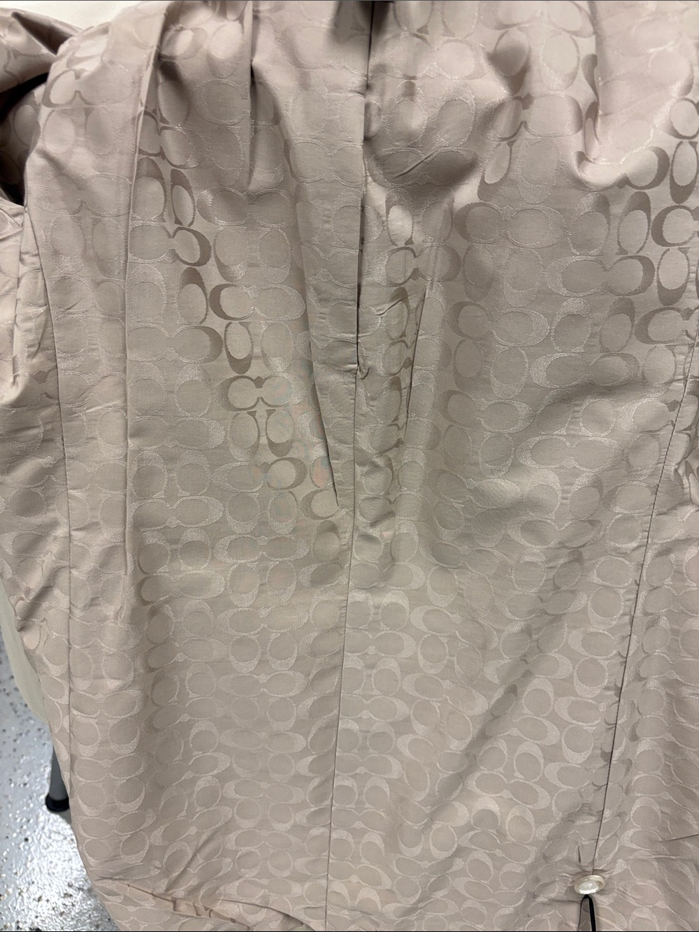 Coach Cream Utility Button-Front Jacket - Picture 6 of 6